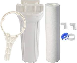 puredge PreFilter Housing Kit Set With 1 Spun Candle or Spanner Solid Filter Cartridge
