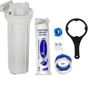 AMPEREUS Premium Quality Pre filter housing Service kit with Spun Filter & accessories Solid Filter Cartridge