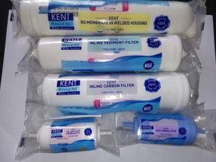 ShopsOwn Kent Service kit Original MEMBRANE,CARBON, SEDIMENT,UF,HF, FULL SERVICE KIT F8 Solid Filter Cartridge