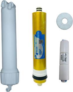 PURE EAU RO Membrane 150 GPD with Membrane housing Antiscalant Doser and FR Solid Filter Cartridge