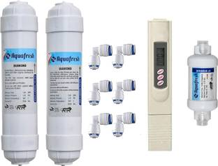 A.D. Aquafresh 80 GPD Ro Membrane Pre Carbon And Sediment Filter With Uf Solid Filter Cartridge