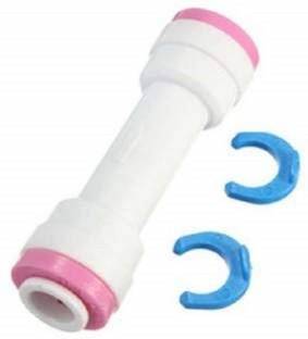 PBROS 1 Pieces Ro-Filters NRV for Reverse Osmosis Ro System Water Filter-Check Valve-Straight-1/4 Soli...