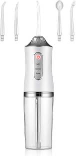 PLUTLO Aqua Floss Teeth Cleaning Water Flosser for Oral Care |3 Modes & 4 Nozzles 220ML Water Flosser