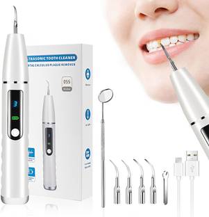 HASTHIP Professional Electric Tartar Remover with LED, Teeth Stain Remover Water Flosser