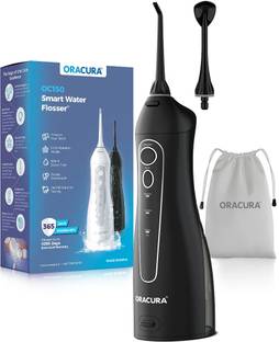 ORACURA Smart OC150 Lite with 150ml Watertank Portable & Rechargeable (Black) Water Flosser