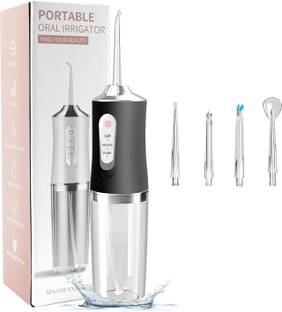 Queue Water-Flosser-Cordless-Teeth-Cleaner Water Dental Flosser with 3 Modes 4 Jets Water Flosser