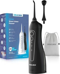 ORACURA Smart OC150 Lite with 150ml Watertank Portable & Rechargeable (Black) Water Flosser