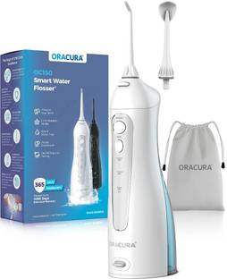 ORACURA Smart OC150 Lite with 150ml Watertank Portable & Rechargeable (White) Water Flosser