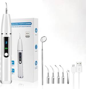 ELEPHANTBOAT Professional Electric Tartar Remover with LED, Teeth Stain Remover Water Flosser