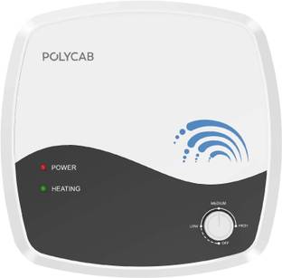 Polycab 25 L Storage Water Geyser (Superia 5 Star | Glasslined Coated Tank, Grey)