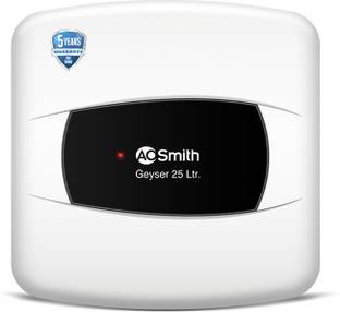 AO Smith VAS-NEO-025 25 L Storage Water Geyser | 2kW | Vertical | Designed for high rise buildings with 8 bar pressure rating | Longer life in hard water conditions with Blue Diamond glass lined tank | BEE 5-star rating for superior energy efficiency and power savings