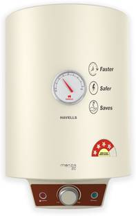 HAVELLS Monza EC 10 L Storage Water Geyser | 4 Star BEE Energy Rating | Glassline Tanked