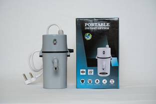 WunderVoX MINI Portable Instant Geyser Hot Water Directly From The Tap-Grey 1 L Instant Water Geyser