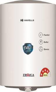HAVELLS Troica 15 L Storage Water Geyser with Flexi Pipe