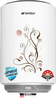 Sansui AquaZen-15L 15 L Storage Water Geyser IPX4 Water Safe 5 Star BEE Energy Rating BIS Certified 8 ...