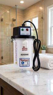 Aquagrand Portable Electric Water Heater for Bathroom, Kitchen| Auto Cut-Off| Fast Heating 1 L Instant...