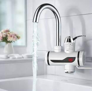 DHRUVIKA ENTERPRISE Instant Electric Water Heater Tap with Digital Temperature Display Tankless Instan...
