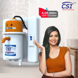 CSI INTERNATIONAL 1 L Instant Water Geyser (CSI INTERNATIONAL 1 L Instant Water Geyser, Orange, White)