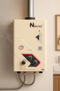 Natures Nature's Gas 7 L Water Geyser ( DLX, White) 7 L Gas Water Geyser