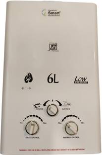 iDurable'N' Smart Automatic Multiple Safety System & Anti-Rust Coating 6 L Gas Water Geyser