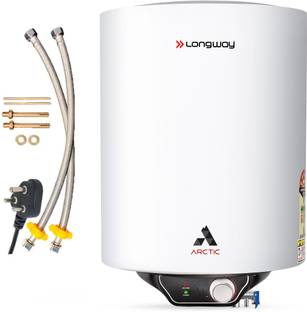 Longway 25 L Storage Water Geyser (Arctic, White)