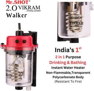 Mr.SHOT 1 L Instant Water Geyser (2.O Vikram Walker - Transparent