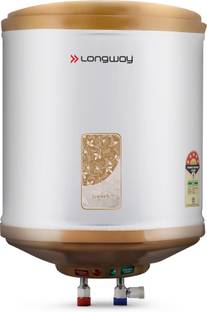 Longway Superb 10 L Storage Water Geyser 5 Star BEE Energy Rating | Multi Safety Functions