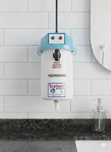 Aquagrand 1 L Portable Instant Water Geyser for Kitchen,Bathroom,Saloon,Office,Restaurant 1 L Instant ...