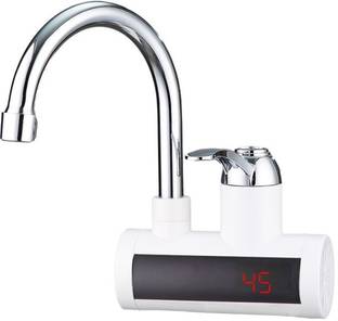 APN Instant Heating Geyser Tap With Temperature Display - Wall Mounted 1 L Instant Water Geyser