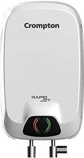 Crompton Rapid Jet 5-L Instant Water Heater with Advanced 4 level Safety (White) 5 L Instant Water Geyser