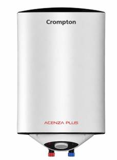 Crompton Acenza Plus (ASWH-6110), GlassLine Tank , 7 Year Warranty, Pipe Free 10 L Storage Water Geyse...