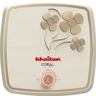 Khaitan 15 L Storage Water Geyser (Coral, White) (White)