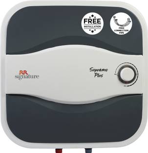 RR Signature Supremo Plus 15 L Storage Water Geyser 5 Star BEE Energy Rating | Glassline Tanked