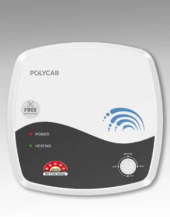 Polycab HWHSVPB031P 10 L Storage Water Geyser | 5 Star BEE Energy Rating