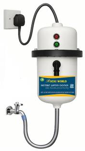 Ruchi World Water Heater with Energy Saver Mode and ABS Rust-Free Body 1 L Instant Water Geyser