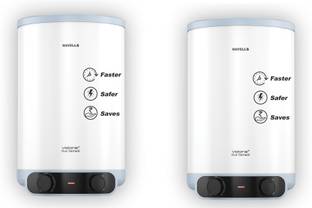 HAVELLS All New Velora+ , Free Installation & Flexi pipes (pack of 2) 25 L Storage Water Geyser