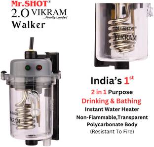 Mr.SHOT 1 L Instant Water Geyser (2.O Vikram Walker - Transparent