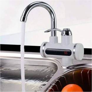 Rishikaenterprises 1 L Instant Water Geyser (TAB instant portable water heater/geyser, WHITE/BLACK)