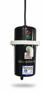 Aquagrand Instant Water Heater for Bathroom, Kitchen| Auto Cut-Off| Fast Heating 1 L Instant Water Gey...