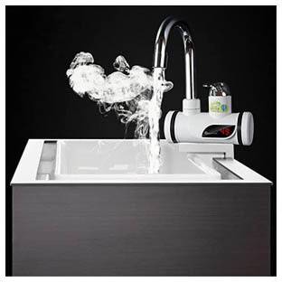 Rishikaenterprises 1L Instant Water Geyser Heater Electric Tap Warm Water Kitchen Heating Fast 91 1 L ...