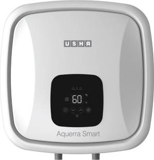 USHA AQUERRA SMART 15L 15 L Storage Water Geyser | 5 Star BEE Energy Rating | Glassline Coated Tank