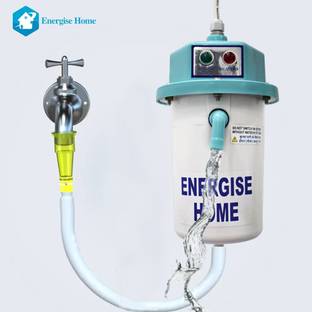Energise home Instant Water Geyser, 1 L Portable Water Heater, Shockproof Plastic Body 1 L Instant Wat...
