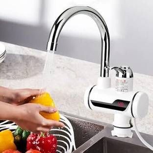 Rishikaenterprises 1 L Instant Water Geyser (RE_Tab instant portable water heater/geyser White Color_0...