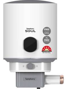 Symphony Soul 10 L Storage Water Geyser Hair Fall Control Geyser | 5 Star BEE Energy Rating | PUROPOD:...