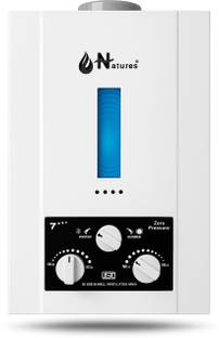 Natures Instant Gas Geyser 7.5 L – Hydro Heat 707 DLX | ISI Certified Gas 7.5 L Gas Water Geyser