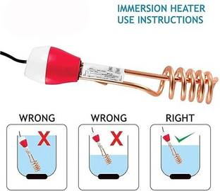 REGOLITH ENTERPRISES SHOCK PROOF 1500 watt COPPER IMMERSION ROD 1500 W Immersion 29 L Instant Water Geyser