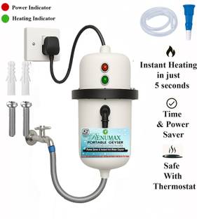 RENUMAX 1 L INSTANT WATER PORTABLE HEATER GEYSER SHOCK PROOF BODY 1 L Instant Water Geyser