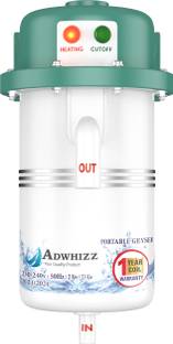 Adwhizz 1 LTR INSTANT WATER HEATER WITH SHOCK PROOF BODY , INSTALLATION KIT 1 L Instant Water Geyser