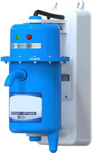 Sauran 1 L Instant Water Geyser (Portable Instant Water Heater/Mcb Geyser For Kitchen Bathroom (IWG17)...