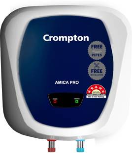 Crompton Amica Pro 10 L Storage Water Geyser | 5 Star BEE Energy Rating | Glassline Tanked